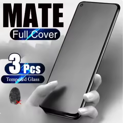 3Pcs Matte Tempered Glass for Realme 9 8 7 6 Pro 8i 7i 9i 4G Screen Protector for Realme 10 5G 10S 1