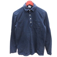 Brooks Brothers Tshirt Polo Shirt Navy Embroidery Long sleeves Direct from Japan Secondhand
