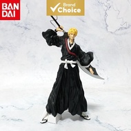 Bandai 21cm Bleach Figure Kurosaki Ichigo Aizen Figurine Statue Model PVC Collection Desktop Decor A