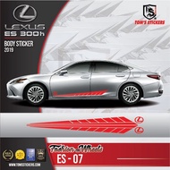 LEXUS ES 300h CAR BODY STICKER SET ES - 07