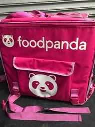 二手 熊貓foodpanda 外送箱 大箱 保溫箱 可面交 附外套+6格飲料杯座