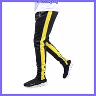 EAGLADE Jogging Sweat Cuffed Jogger Pants for Men Tracksuit Man Trousers Stretchable CK-16 in Grey+W