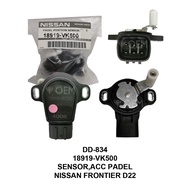 SENSOR,ACC PADEL NISSAN FRONTIER D22,NAVARA D40