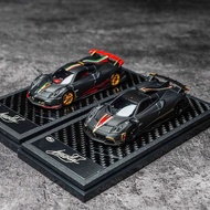 LCD 1/64 Pagani Imola Carbon Pattern Alloy Diecast Car Model Toy Birthday Gift