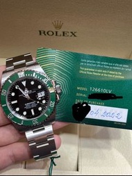 Rolex 勞力士 submariner 126610LV 綠圈黑面 綠水鬼