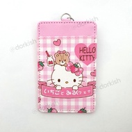 Sanrio Hello Kitty Milk and Bear Ezlink Card Holder with Keyring