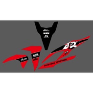 Striping sticker vario new 2017-2020 gen 1 fast and furry AR transparent custom motif