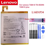 แบตเตอรี่ LENOVO TAB4 8 TB-8504N TAB4 8 PLUS แบต L16D1P34 Li-Ion Bateria Li-polymer Batterie 4850mAh