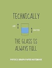 Physics Graph Paper Notebook: 4x4 Grid Paper (1/4 inch Squares) Composition Book for Physics, Math,