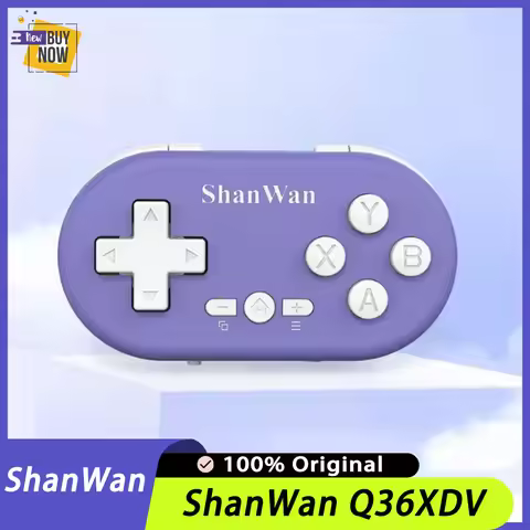 ShanWan Q36 Q37 Portable Bluetooth Wireless Gamepad Collectible Mini Lightweight Game Controller Mul