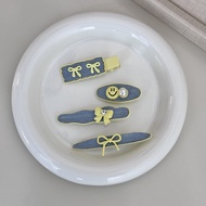 Shining Fringe Hair Clip Duckbill Clip Smile Denim Hairpin Hairclip Hair Accessories