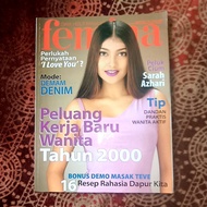 Majalah FEMINA Edisi Juni 1999, Cover RAHMA AZHARI kondisi MULUS 