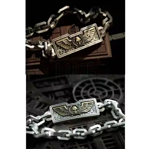 Warhammer 40K related bracelet - Imperial Faith Platelet Hand Decoration