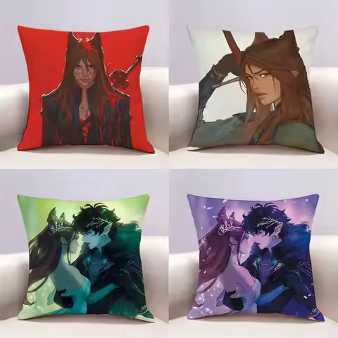 Novel The Cruel Prince Double-sided print Pillow Case Pattern Printed Pillowcase For Living Room Sof