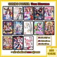 Combo of 10 Uma Musume (Horse Girl) wall posters A4-A5-A6 anime wallpaper