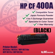 (BLACK) Compatible Laser Toner Cartridge CF400A / CF401A / CF402A / CF403A 201A CF400 400A For HP Co