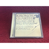 CD Kronos Quartet With Special Guests Eddie Gomez&Jim Hall–Music Of Bill Evans Condition As Shown B1