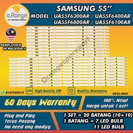 UA55F6400AR / UA55F6300AR / UA55F6800AR / UA55F6100AR SAMSUNG 55" LED TV BACKLIGHT (LAMPU TV) SAMSUN