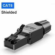 ZoeRax Conectores Cat6a Cat7 Cat8 RJ45 Ferramenta Livre อีเทอร์เน็ตอุตสาหกรรม Easy Jack Blugue De Te