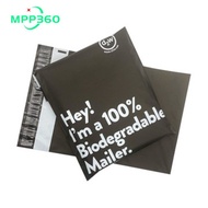 50pcs Black 100% D2W Biodegradable Courier Bag Eco Courier Waterproof Mail Bags Poly Mailers Seal Pl