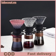 Lat Immersion Coffee Dripper Pour Over Dripper Immersion Dripper Coffee Maker Glass Coffee Filters V