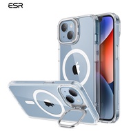 ESR 15 Magsafe iPhone 13 Classic Hybrid Case with Stash Stand With HaloLock for 14 Pro Max Cover AA.