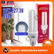 MINLITE E27 3U 20W Bulb Mentol Lampu Rumah Energy Saving Bulb E27 Bulb Lampu Pasar Malam T3 3U 220V 
