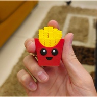 French Fries Clicky Keychain