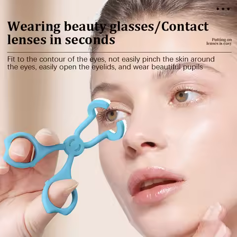 Women Contact Lens Inserter Wearing Tool Contact Lenses Remover Travel Kit Eye Care Contact Len Acce