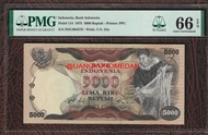 Uang Kuno 5000 Rupiah Penjala Ikan 1975 PMG