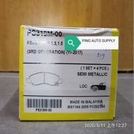 MYVI YEAR 2017 FRT DISC BRAKE PAD