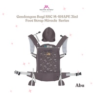 Mom's Baby Carrier SSC M-SHAPE 3in1 Foot Strap Miracle Series - GREY