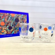 團圓雙層玻璃對杯