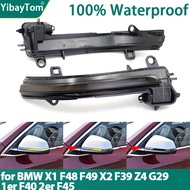 2pcs Side Mirror Blinker Indicator Lamp LED Dynamic Turn Signal Light for BMW X1 F48 F49 X2 F39 F40 