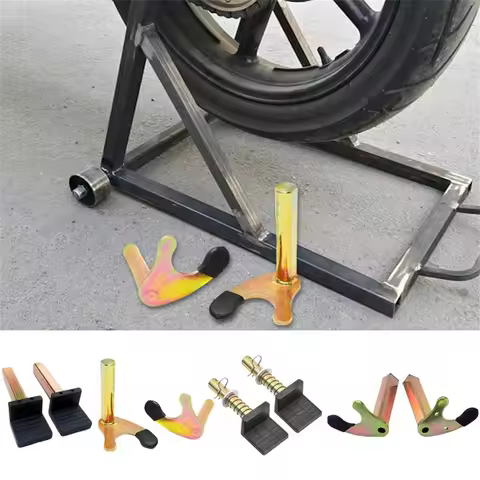 2pcs Heavy Duty Motorcycle Stand Attachment Motorcycle Rear Stands Swingarm Spool Lift Stand Motorcy