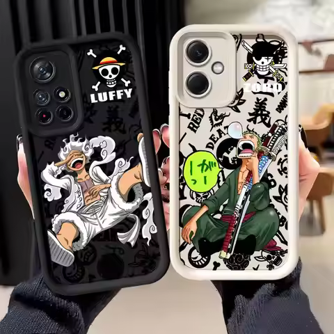 L-LuffyS ZoroS Gear Fifth Phone Cover Case for Xiaomi Poco F8 X3 NFC C50 C51 X3 Pro C61