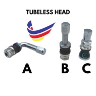 TUBELESS VALVE MOTOR SCOOTER TUBELESS HEAD MOTOR SCOOTER KEPALA TUBELESS MOTOR SCOOTER