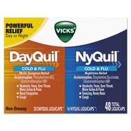 Vicks DayQuil Cold & Flu NyQuil Cold & Flu Combo Pack 48 Liquicaps