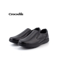 Crocodile Mens Cow Leather Comfort Shoes - Black 352301-DL1-1