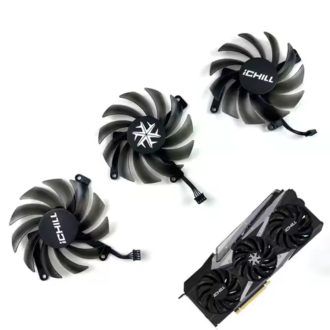 85MM 4PIN CF-12915S RTX3060 RTX3070 GPU Fan For INNO3D Geforce RTX 3060 3060TI 3070 3070TI 3080ti Ic