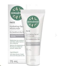 (包平郵）DermaVeen Face Hydrating Moisturiser 保濕面霜 75ml EXP 2025-05