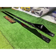 bmw f22 f23 side lip tepi diffuser gloss black kilat hitam abs fit untuk add on upgrade performance 