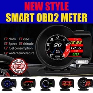 🇲🇾Ready Stock🇲🇾OBD METER OBD2 display gps Smart Gauge Speedometer Car Digital obd Meter F8 Alarm Spe