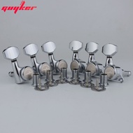 【Clearance Markdowns】 Guyker Chrome Guitar Locking Tuners Electric Guitar Machine Heads Tuners Metal
