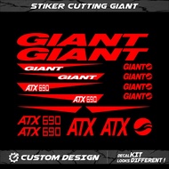 Decal FRAME GIANT STICKER CUTTING MTB BIKE STICKER CUSTOM STRONG GLUE WATERPROOF HEAT RESISTANT