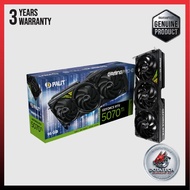PALIT GeForce RTX 5070 Ti GamingPro-S 16GB GDDR7 2452MHz Boost 28Gbps 256bit 8960CC DX12 DLSS 4 NE75
