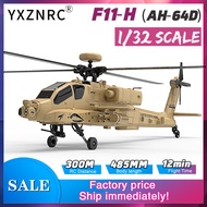 YXZNRC RC Helicopter F11-H (AH-64D) GPS Stabilized Airplane 8CH 1/32 Optical Flow Positioning