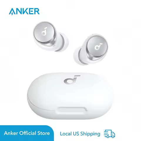 Soundcore by Anker Space A40 ANC Earbuds, Auto-Adjust, 98% Noise Reduction, 50H Playtime, App Contro