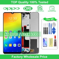 LCD with Frame for OPPO A9 2020/A5/A31/A11X/A8/REALME C3/5/5i/6i/5S LCD Display Touch Screen Replace