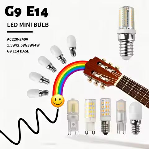 5PCS AC220V-240V G9 E14 LED Bulb Light 2.5W 3W 5W LED Lamp LED Corn Bulbs SMD2835 LED G9 Light Repla